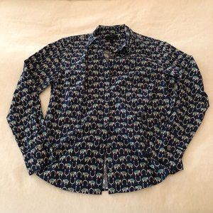 J. Crew Elephant Shirt